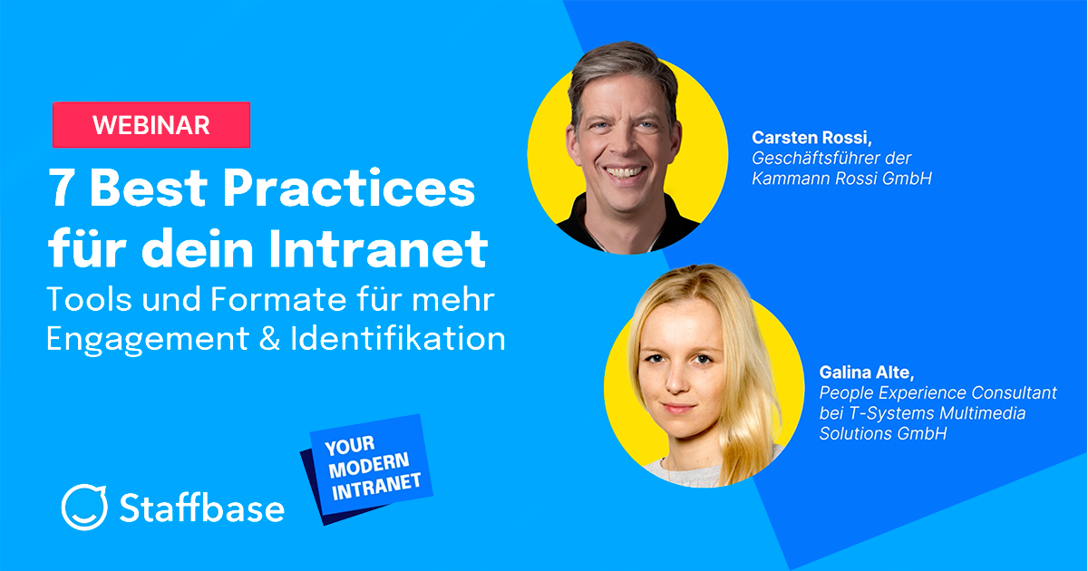 Webinar-Aufzeichnung: 7 Best Practices Für Ein Erfolgreiches Intranet